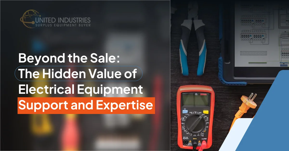 A multimeter, wire cutters, and an electrical diagram on a tablet sit on a desk.